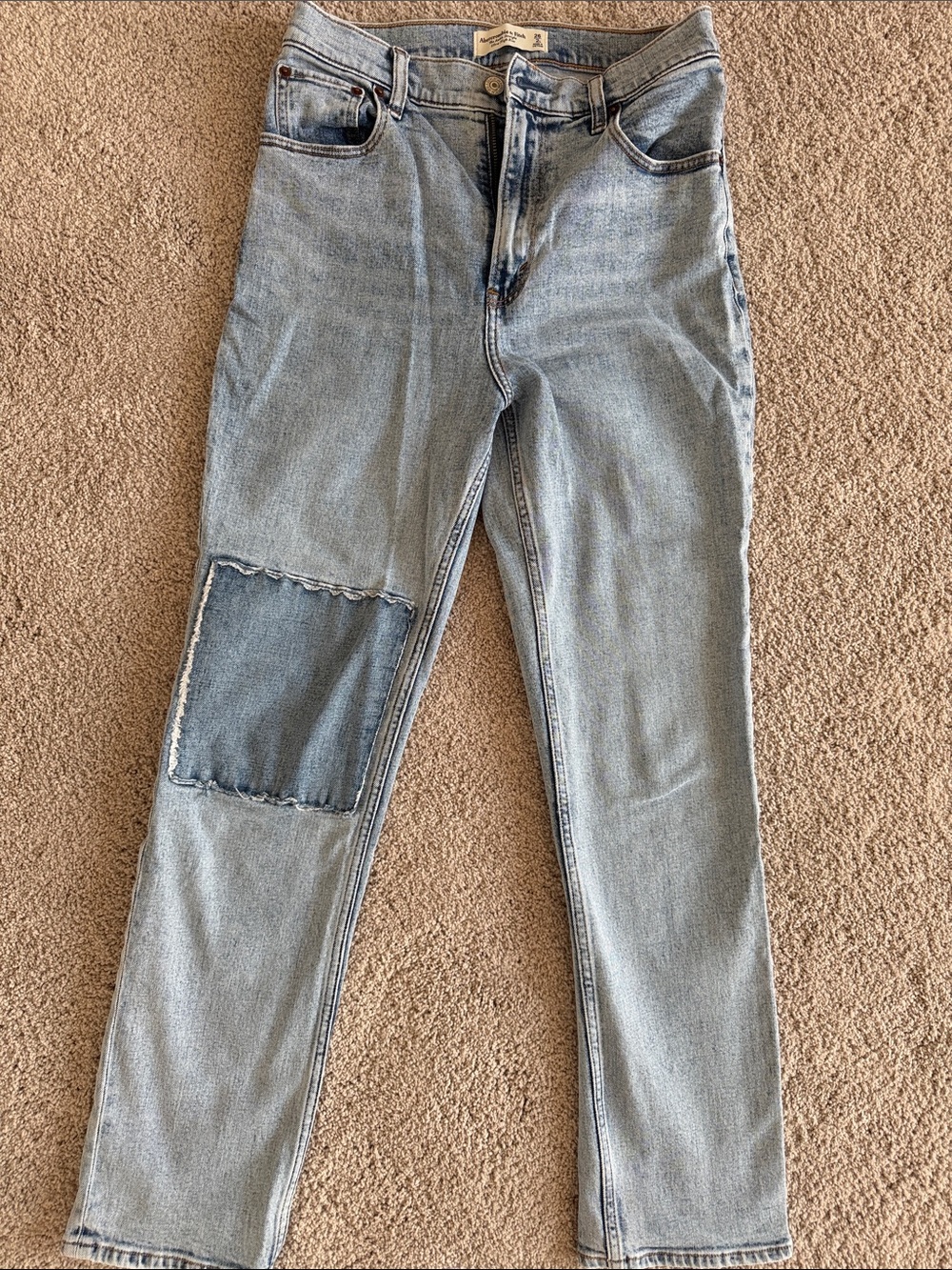 Abercrombie light Blue Patchwork Women’s Jeans
